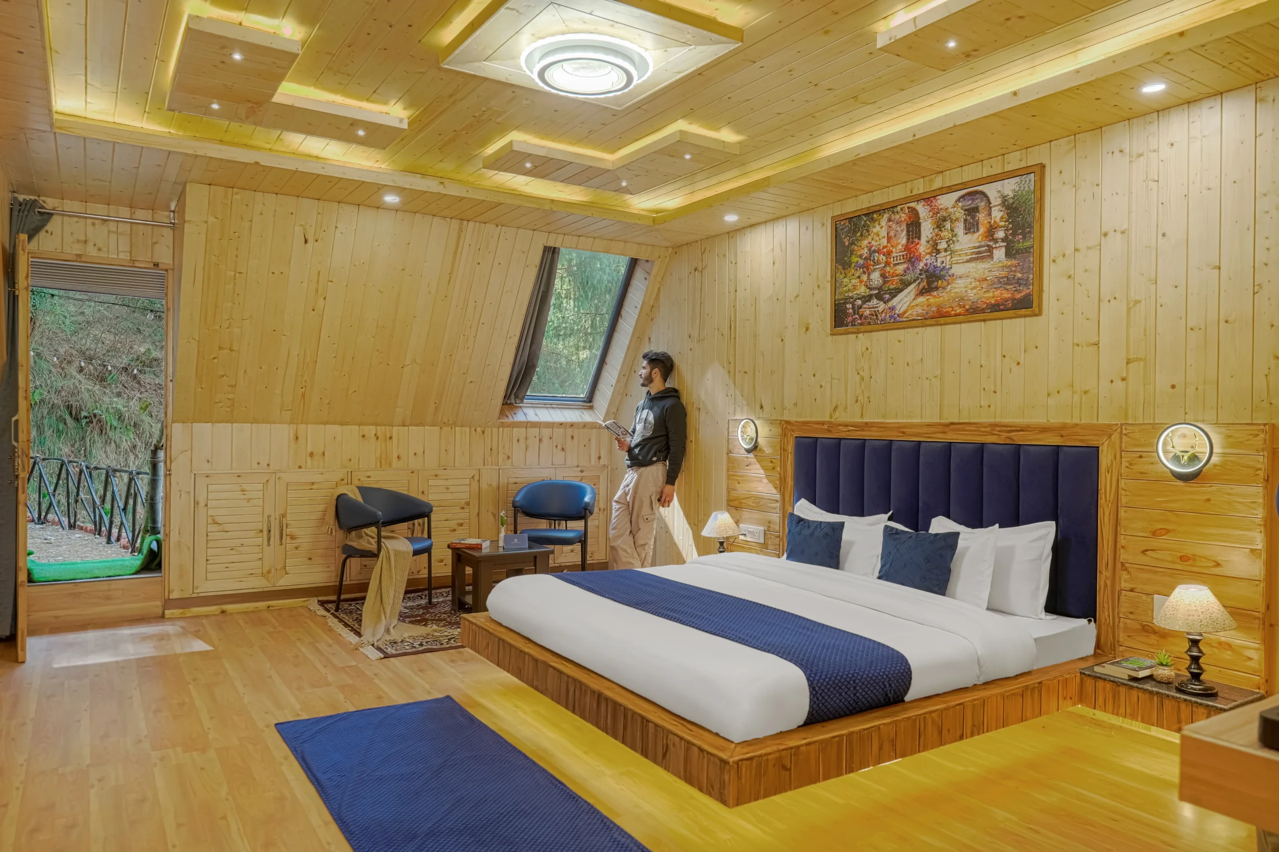 Duplex suite interior
