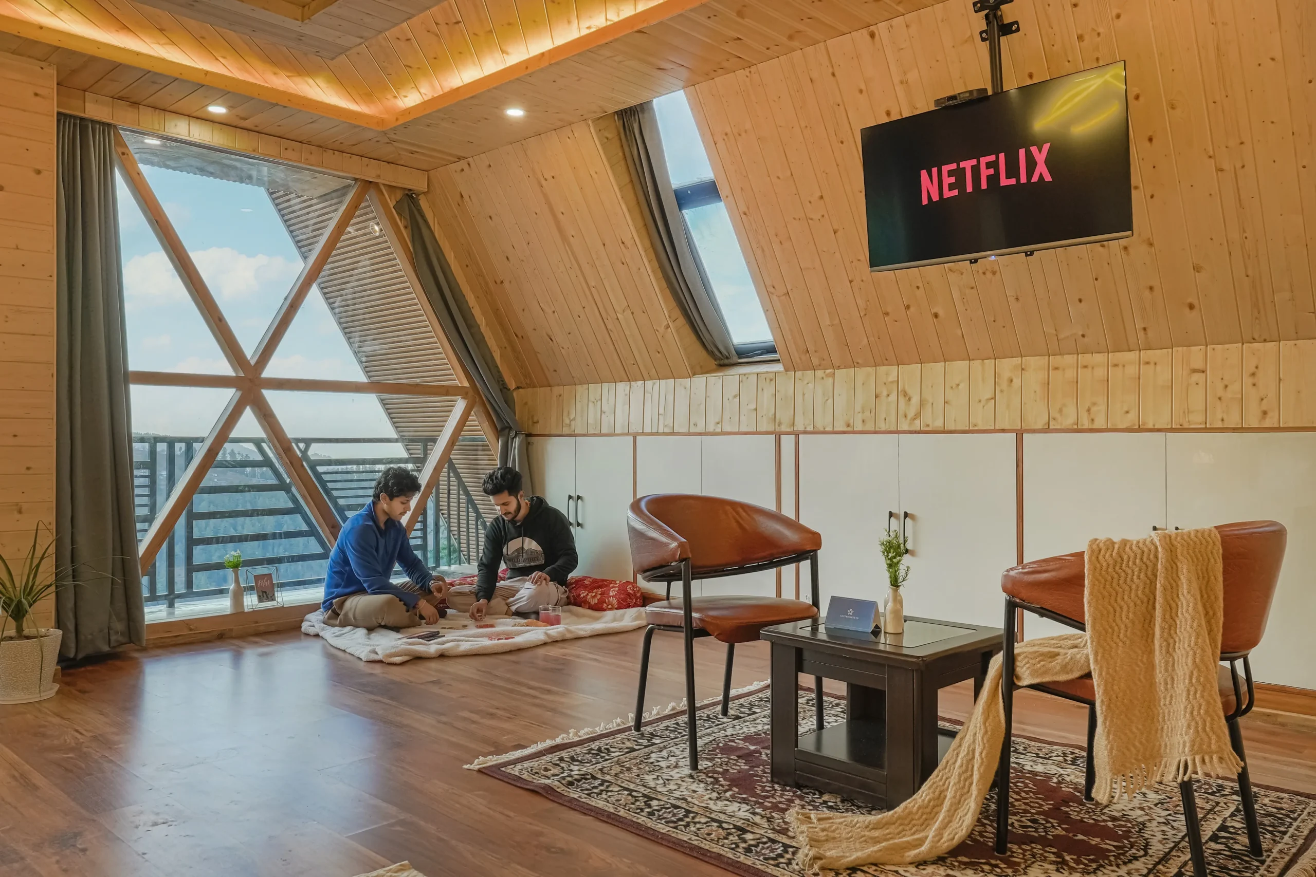 Duplex suite interior