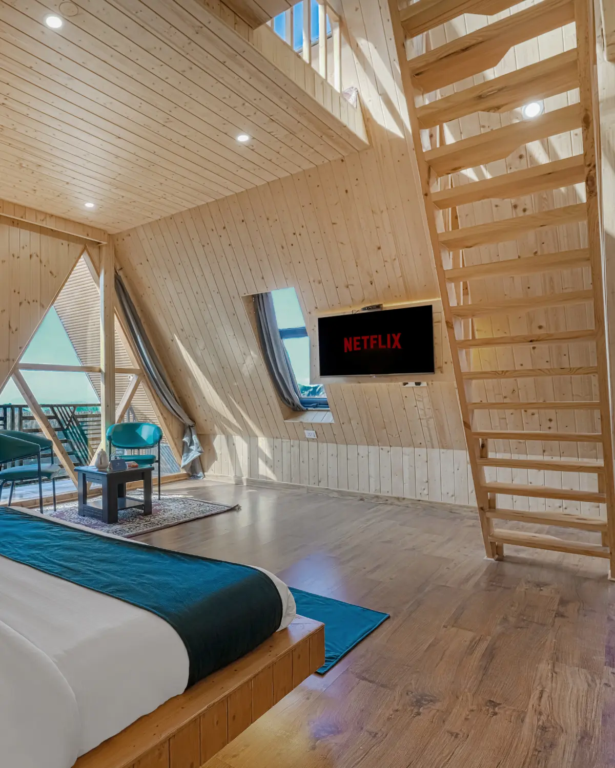 Interior of The Bagh duplex accommodation